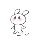 のんびりもっちりうさぎ（個別スタンプ：1）