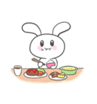 のんびりもっちりうさぎ（個別スタンプ：19）