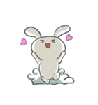 のんびりもっちりうさぎ（個別スタンプ：22）
