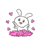 のんびりもっちりうさぎ（個別スタンプ：24）