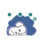 のんびりもっちりうさぎ（個別スタンプ：27）