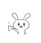 のんびりもっちりうさぎ（個別スタンプ：35）