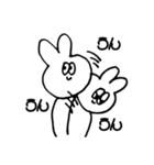 みがのうさぎちゃん（個別スタンプ：15）