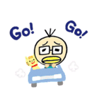 イモムシの三本毛さん①（個別スタンプ：13）