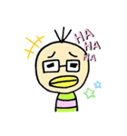 イモムシの三本毛さん①（個別スタンプ：14）