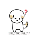 もじもじとしたかわいいミルくん（個別スタンプ：15）