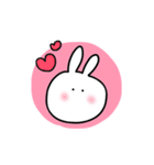 たいてい白いうさぎなスタンプ（個別スタンプ：2）