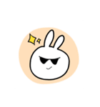 たいてい白いうさぎなスタンプ（個別スタンプ：5）