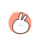 たいてい白いうさぎなスタンプ（個別スタンプ：6）