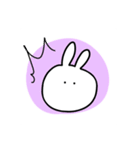 たいてい白いうさぎなスタンプ（個別スタンプ：8）
