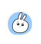 たいてい白いうさぎなスタンプ（個別スタンプ：11）