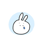 たいてい白いうさぎなスタンプ（個別スタンプ：14）