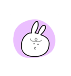 たいてい白いうさぎなスタンプ（個別スタンプ：16）