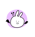 たいてい白いうさぎなスタンプ（個別スタンプ：20）