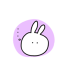 たいてい白いうさぎなスタンプ（個別スタンプ：21）