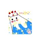 猫富士山 1（個別スタンプ：14）