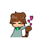 キツネとタヌキくん（個別スタンプ：13）