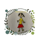 元気いっぱい、小学生女の子スタンプ！（個別スタンプ：1）