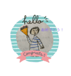 元気いっぱい、小学生女の子スタンプ！（個別スタンプ：2）