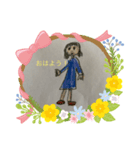 元気いっぱい、小学生女の子スタンプ！（個別スタンプ：4）