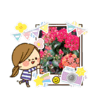 お花で遊ぼう7（個別スタンプ：3）