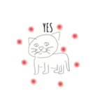 便利なかわいい猫の英語スタンプ（個別スタンプ：2）