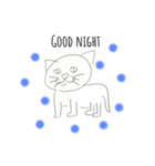 便利なかわいい猫の英語スタンプ（個別スタンプ：7）
