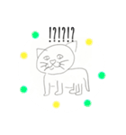 便利なかわいい猫の英語スタンプ（個別スタンプ：17）