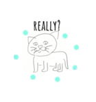 便利なかわいい猫の英語スタンプ（個別スタンプ：18）