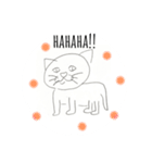 便利なかわいい猫の英語スタンプ（個別スタンプ：19）
