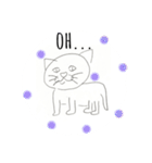便利なかわいい猫の英語スタンプ（個別スタンプ：20）