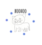 便利なかわいい猫の英語スタンプ（個別スタンプ：22）
