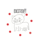 便利なかわいい猫の英語スタンプ（個別スタンプ：27）