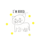 便利なかわいい猫の英語スタンプ（個別スタンプ：30）