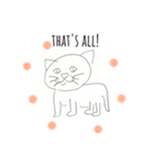 便利なかわいい猫の英語スタンプ（個別スタンプ：31）