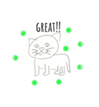 便利なかわいい猫の英語スタンプ（個別スタンプ：33）