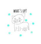 便利なかわいい猫の英語スタンプ（個別スタンプ：34）