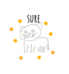 便利なかわいい猫の英語スタンプ（個別スタンプ：39）