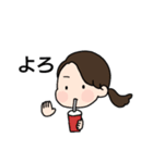 備後弁のお母さん（個別スタンプ：7）