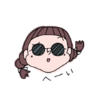 おさげちゃん Japanese ver.（個別スタンプ：8）