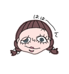 おさげちゃん Japanese ver.（個別スタンプ：11）