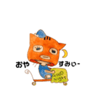 ますくねこ（個別スタンプ：16）