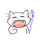 しんどい白猫（個別スタンプ：7）