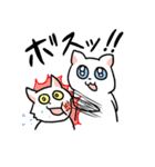 しんどい白猫（個別スタンプ：33）