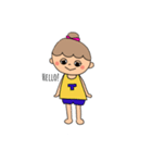 touch(girl)（個別スタンプ：1）