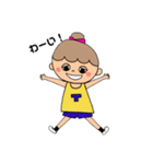 touch(girl)（個別スタンプ：3）