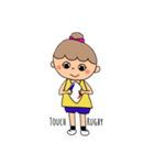 touch(girl)（個別スタンプ：4）