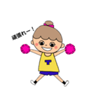 touch(girl)（個別スタンプ：9）