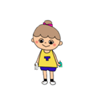 touch(girl)（個別スタンプ：13）