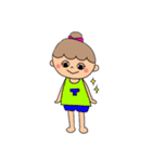 touch(girl)（個別スタンプ：17）